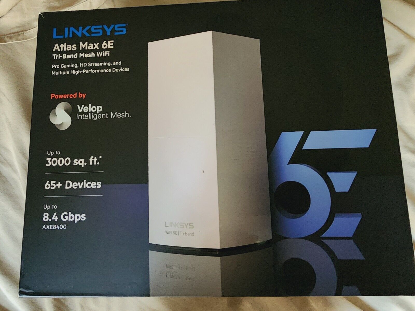Linksys Atlas Max 6E: Tri-Band Mesh WiFi 6E System (MX8501)