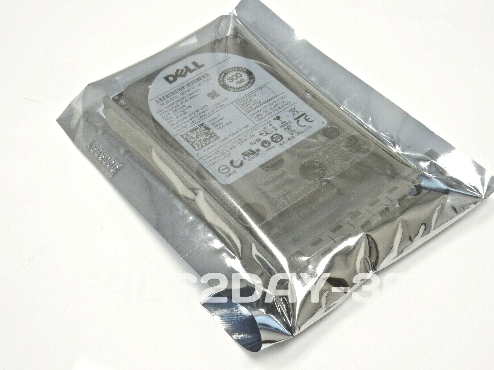 Dell CWHNN 0CWHNN 300GB 10K 2.5in SAS SERVER Drive W/ Caddy Tray NOT for laptops