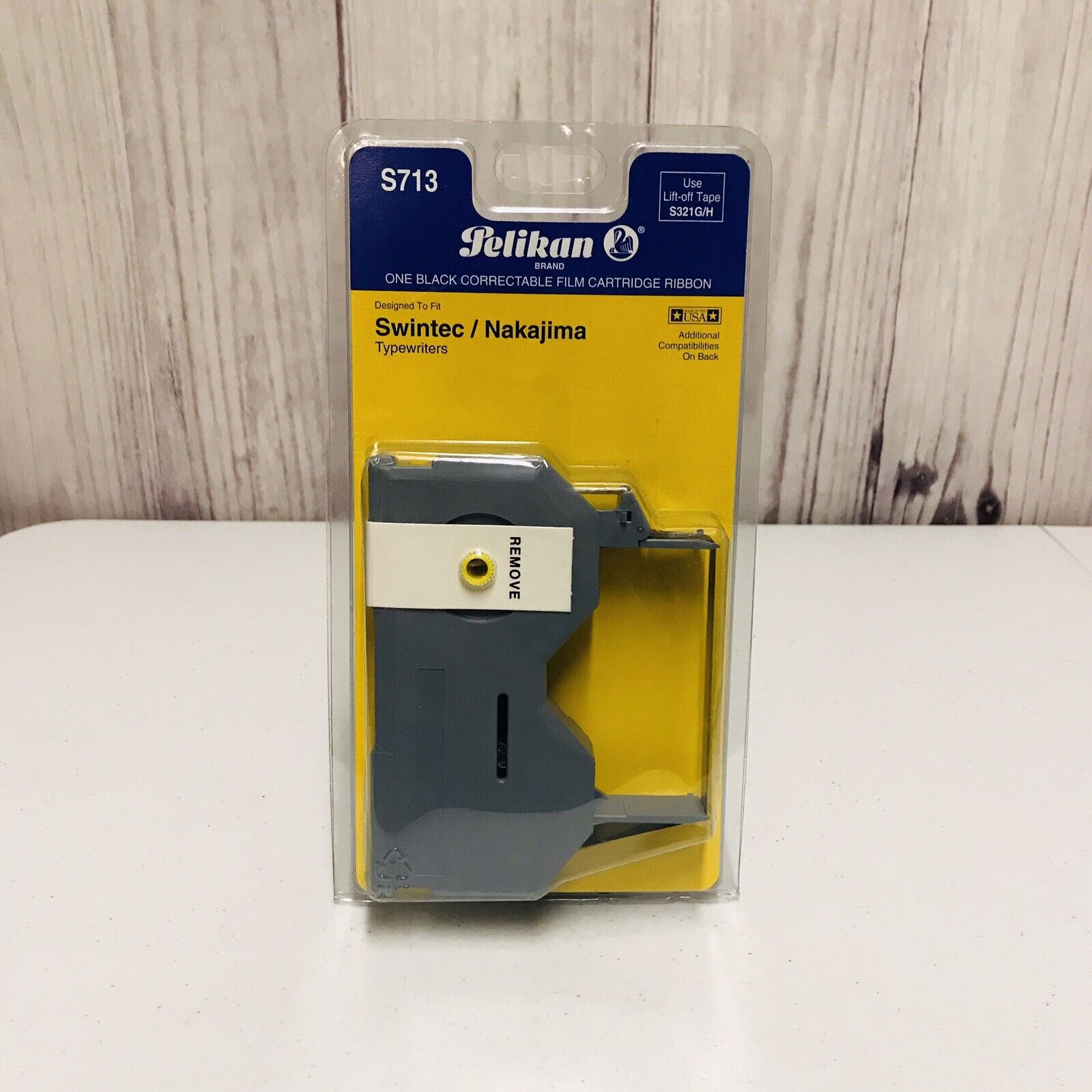 Pelikan Correctable Film Cartridge Ribbon Typewriter S321G/H Swintec/Nakajima 