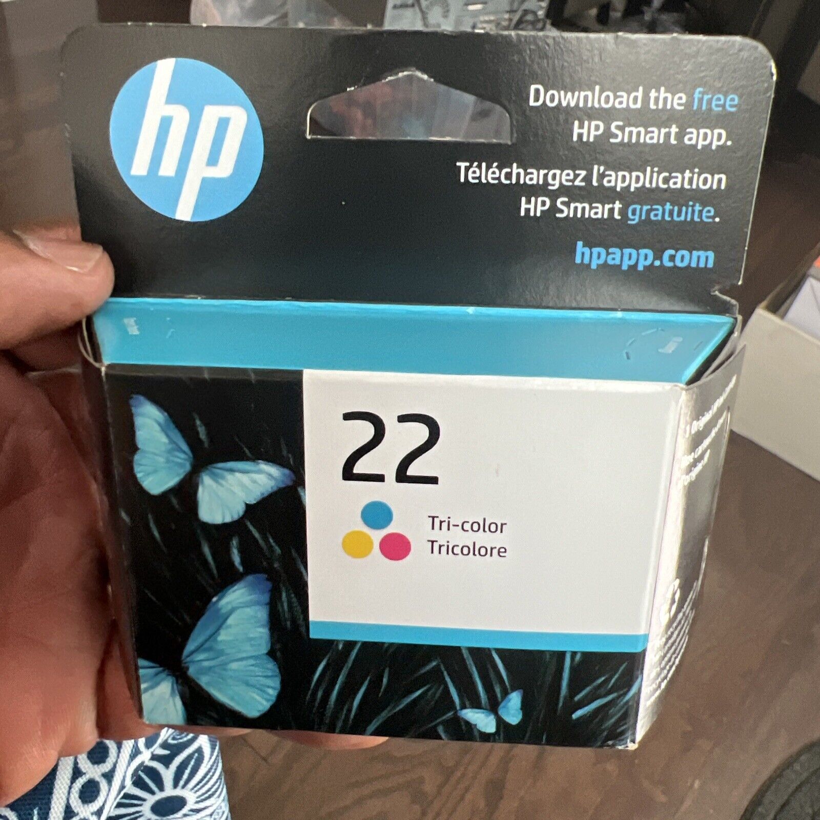 Genuine HP 22 Tri-Color Ink Cartridge OEM Brand New Expires 4 & 5 2025 C9352AN