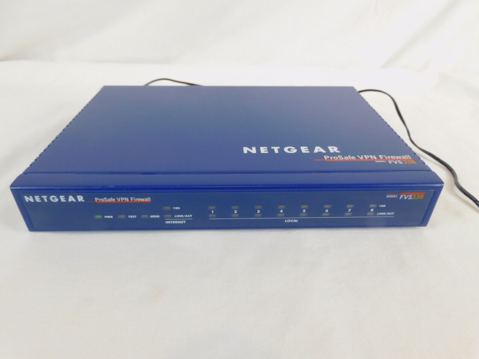 FVS338 NetGear ProSafe 8-Port 10/100 VPN Firewall w/ Power Supply