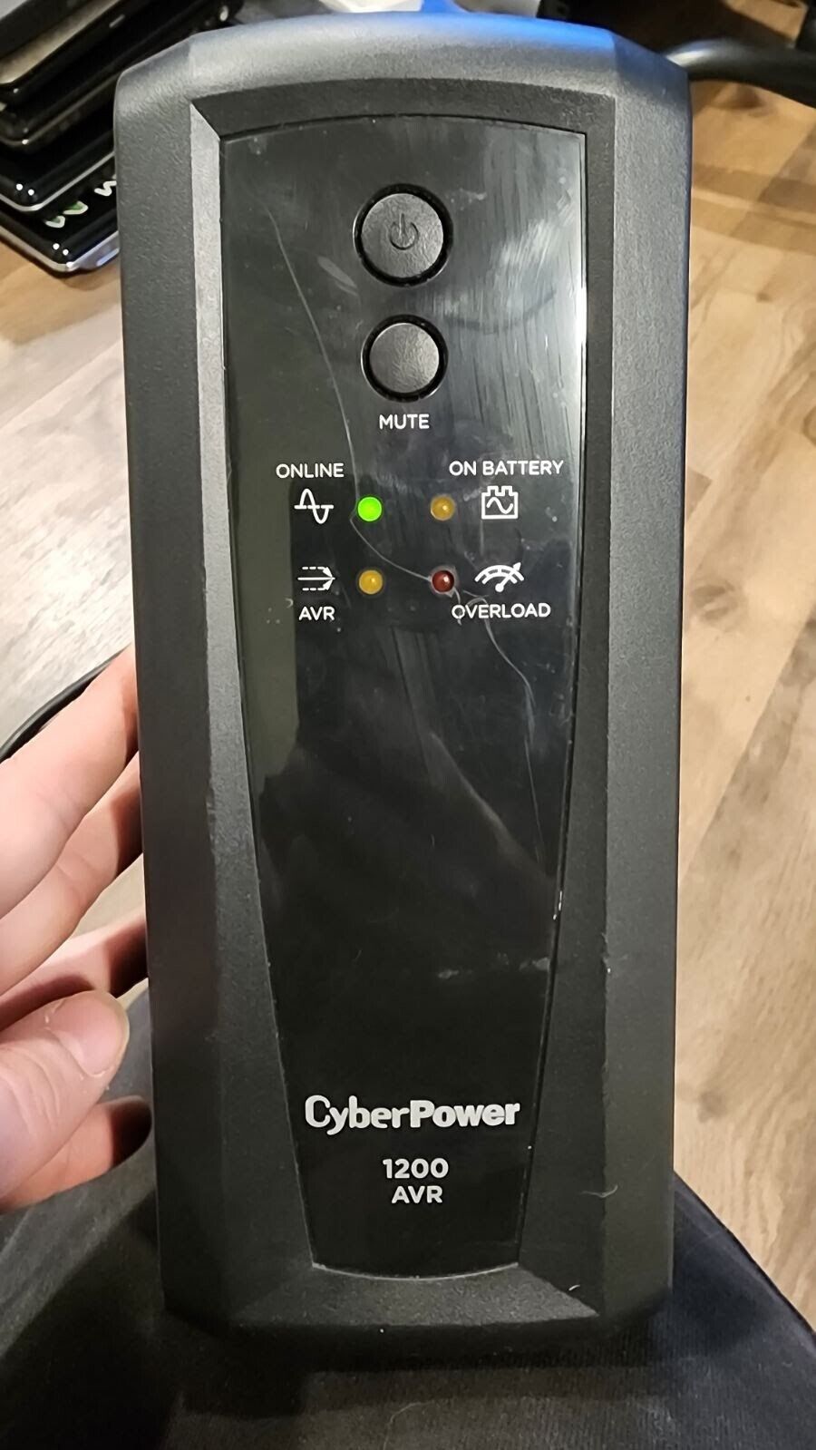 CyberPower: 1200VA, CP1200AVR/CP1200D, 900W 120V UPS 8-Outlets - No Batteries