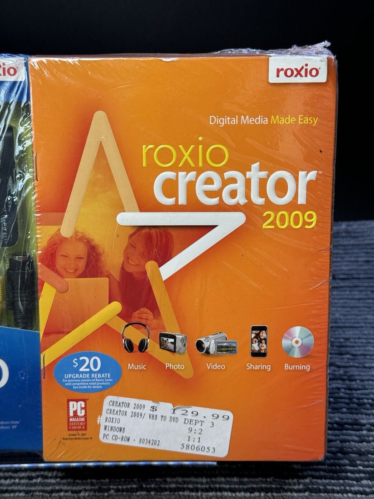 Roxio Creator 2009 w/ Convert VHS to DVD|NEW Sealed