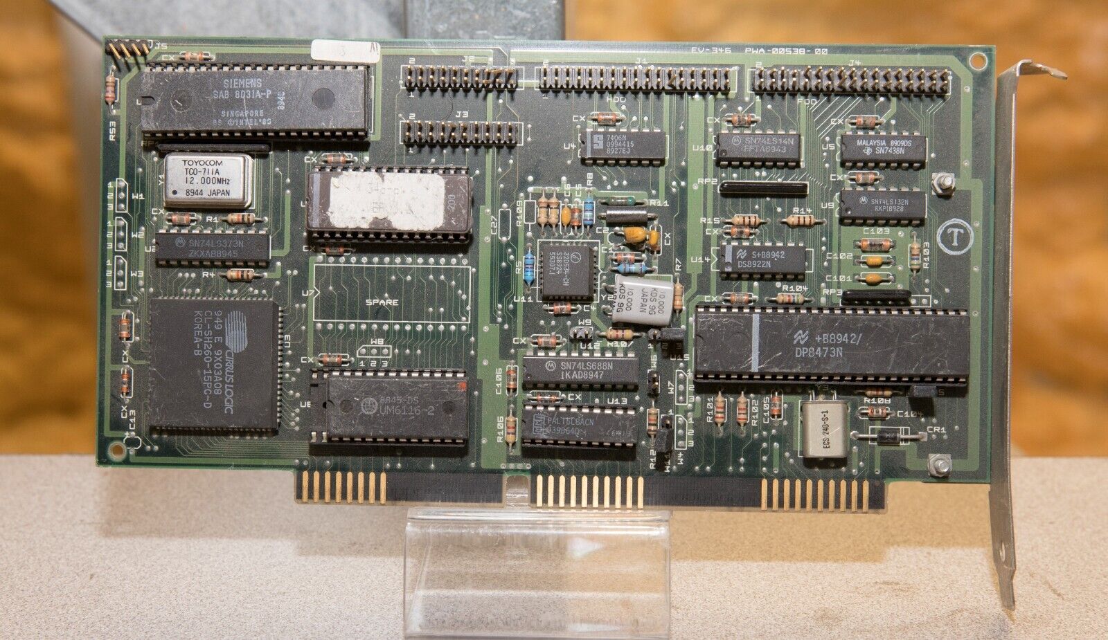 Vintage Everex EV-346 MFM hard drive controller card 16 bit ISA ISA123