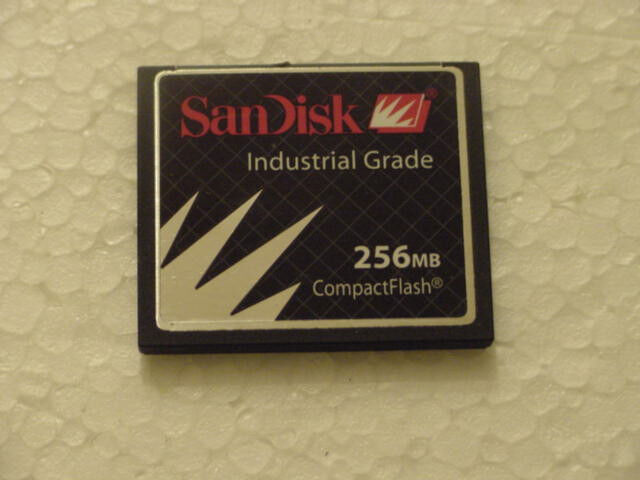 Sandisk 256MB Compact Flash Memory Card CF CompactFlash Industrial 