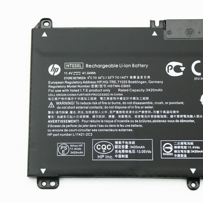 41.04WH Genuine HT03XL Battery for HP Pavilion 14-CE0000 HSTNN-DB8R TPN-Q207 US