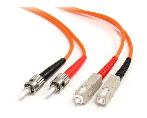 StarTech.com 2m Fiber Optic Cable - Multimode Duplex 62.5/125 - LSZH - ST/SC -
