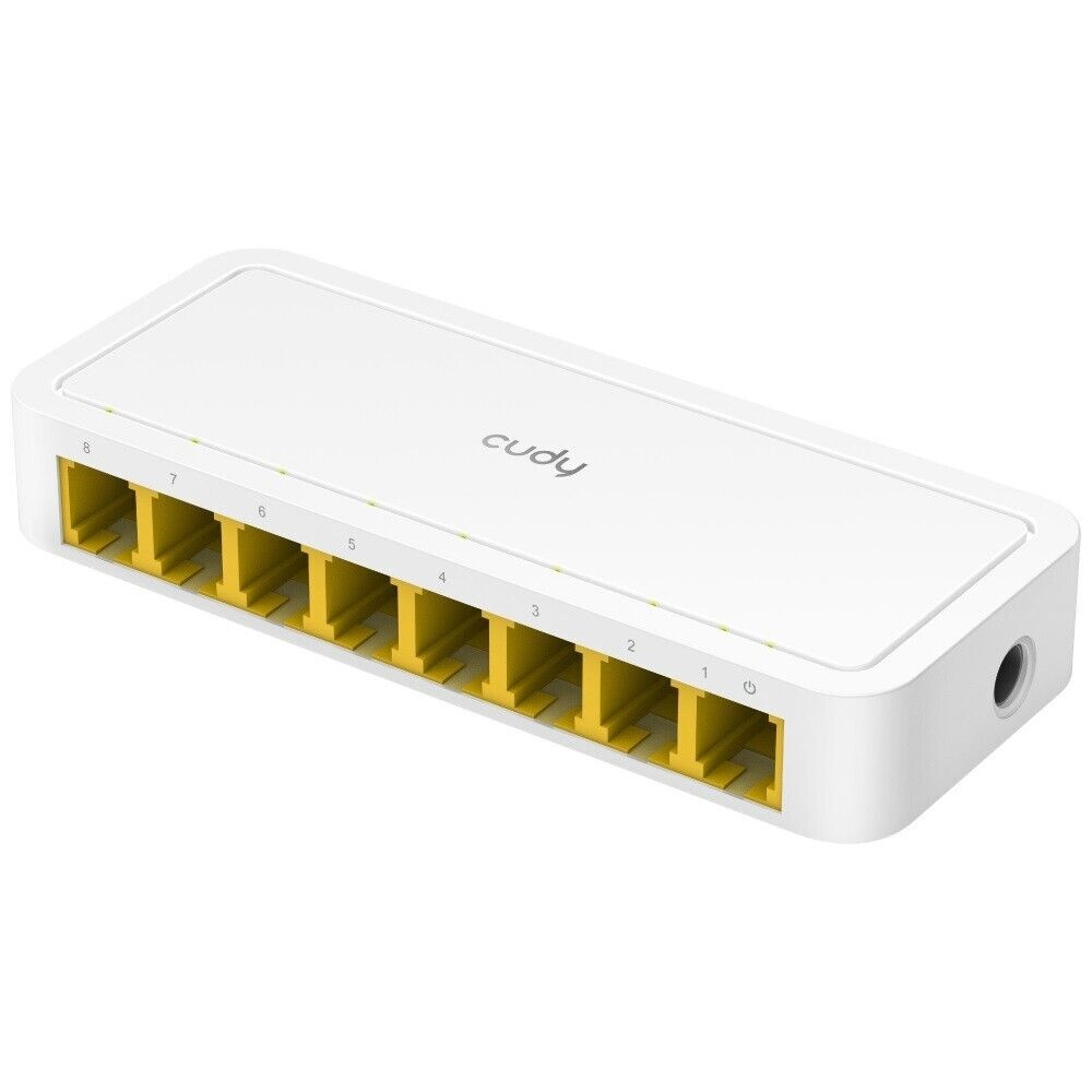 Cudy 8-Port 10/100Mbps Fast Ethernet Unmanaged Desktop Switch | FS108D