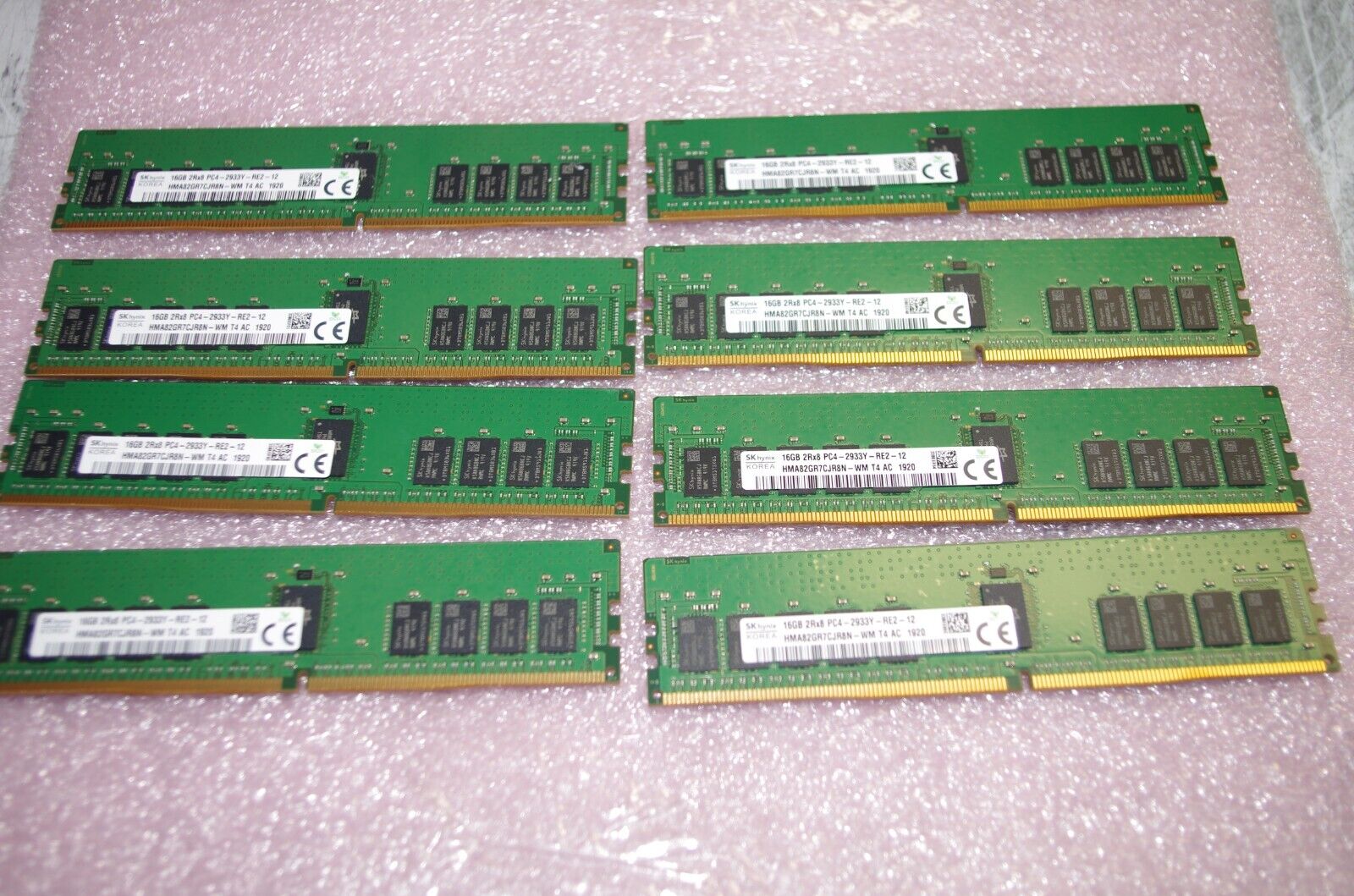 Lot Kit 128GB (8x 16gb ) DDR4 ECC 2933Mhz 2933Y Ram Memory for Dell R740 R640
