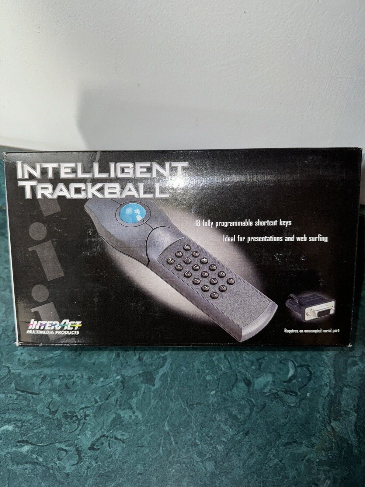 Vintage InterAct SV-2010 Wireless Intelligent Trackball 18 Button Remote NOS