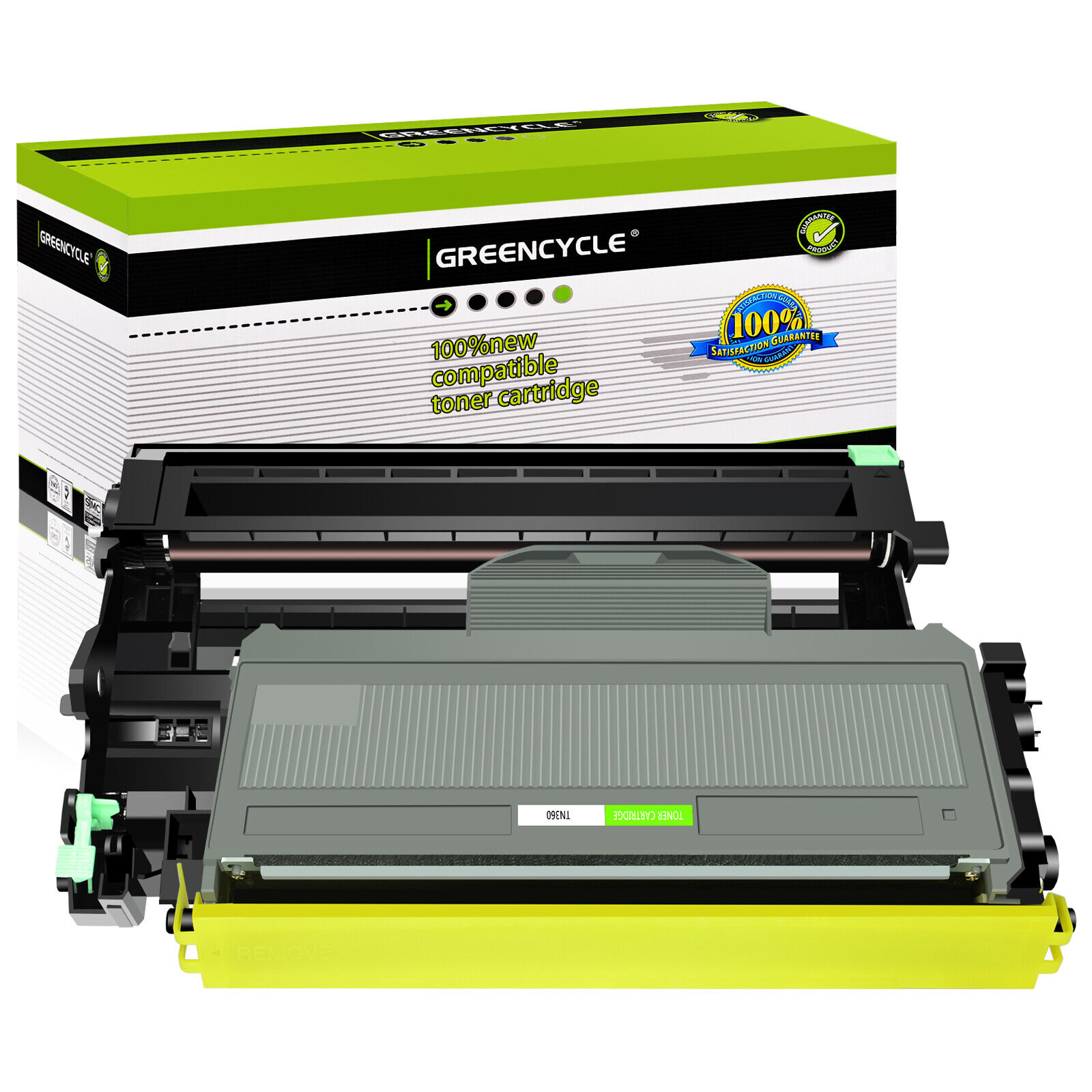 TN360 Toner Cartridge + DR360 Drum Unit For Brother HL-2140 2170W MFC-7340 7840W
