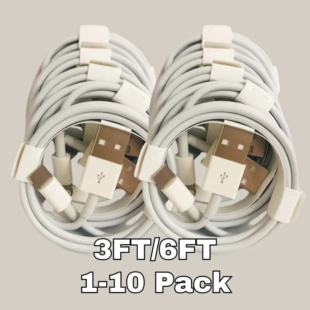 Lot of 10X USB Data Fast Charger Cable Cord For Apple iPhone 11 12 13 14 Pro Max
