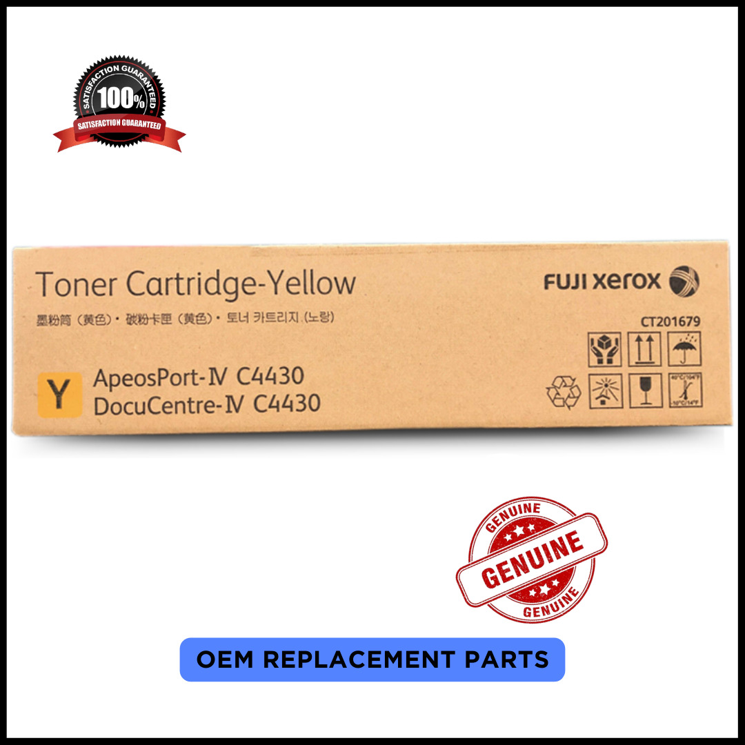 CT201679 Fuji Xerox Toner Cartridge Yellow (Y) - 12,000 Pages Genuine OEM