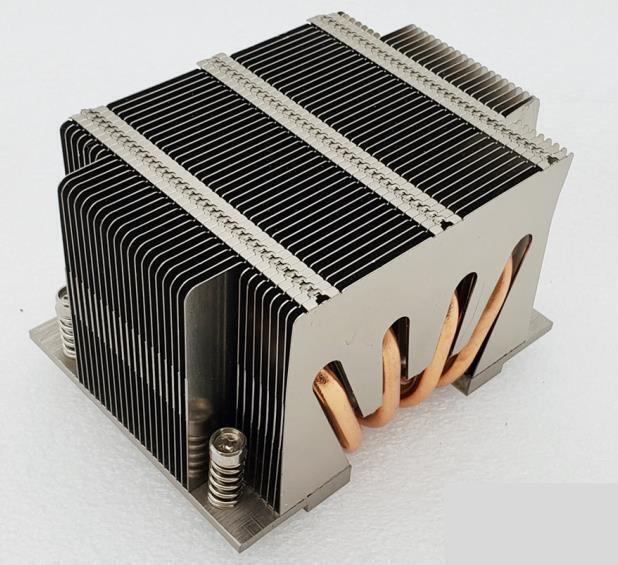 Intel LGA2011 2u case server rectangular thermal CPU cooler no fan copper