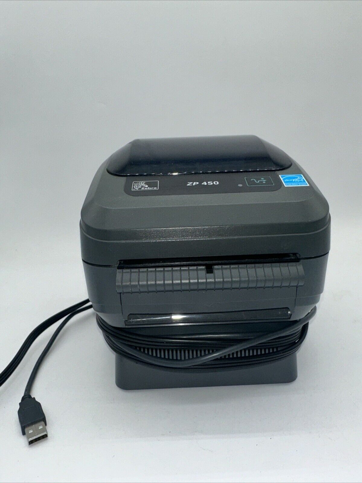 Zebra ZP 450 ZP450-0101-0000 Thermal Label Printer With Power Cable And USB