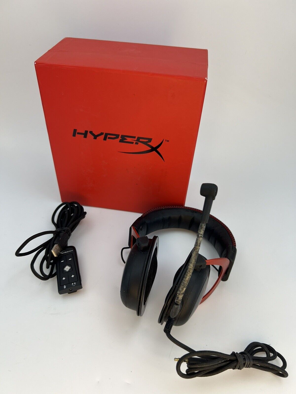 HyperX Cloud II Red Gaming Headset ONLY - 7.1 Surround Sound PC PS4 Xbox TESTED 