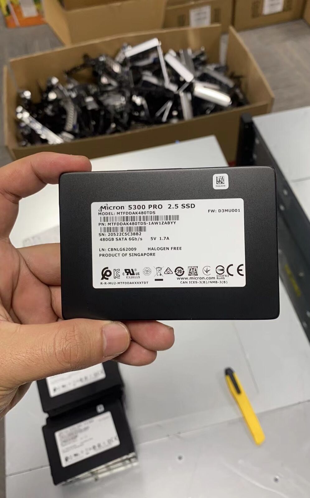 Micron 5300 PRO 480GB SSD SATA III 6G 2.5