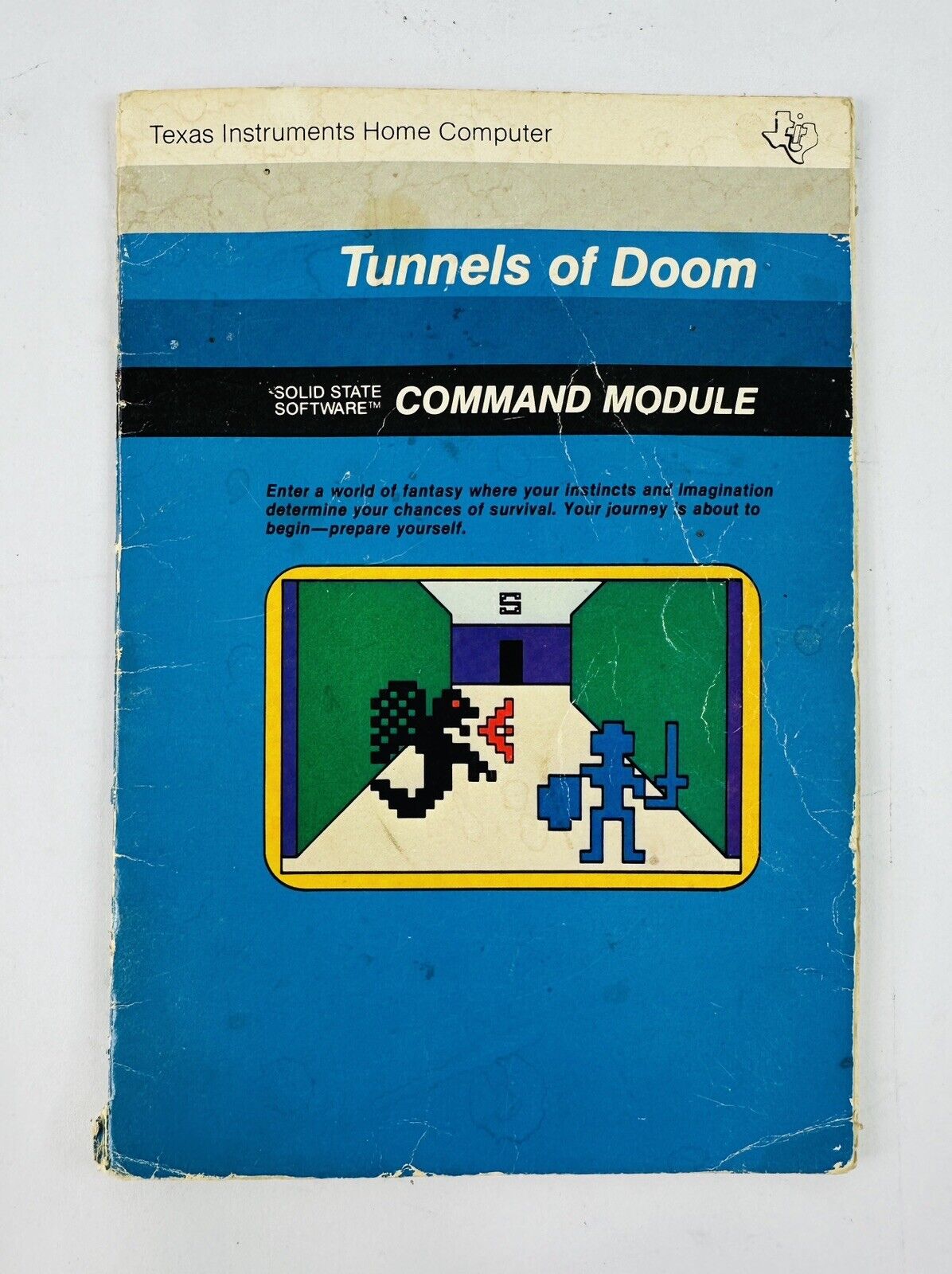 1982 TI-99 TI-99/4a “Tunnels Of Doom” Adventure Command Module (No Game)