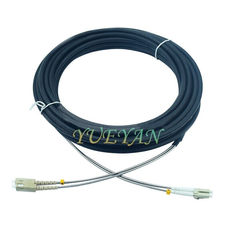 300M Outdoor Field Fiber Patch Cord  LC to SC MM MultiMode Duplex Fiber Cable