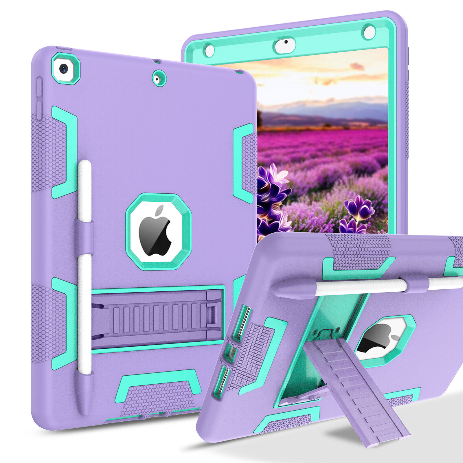 For iPad 10.2 2021 2020 2019 Shockproof Heavy Duty Case Stand Cover For Kids