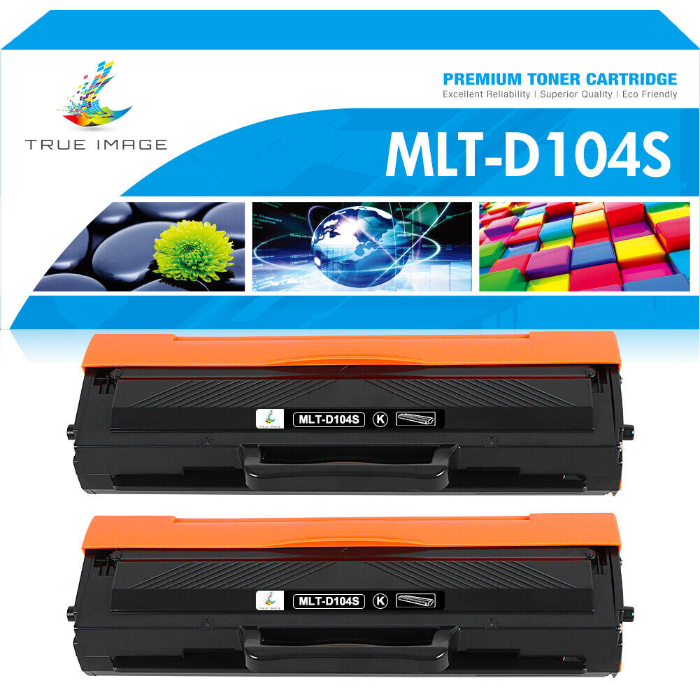 2 Pack New MLT-D104S Toner For Samsung MLTD104S ML-1667 ML-1675 ML-1865W