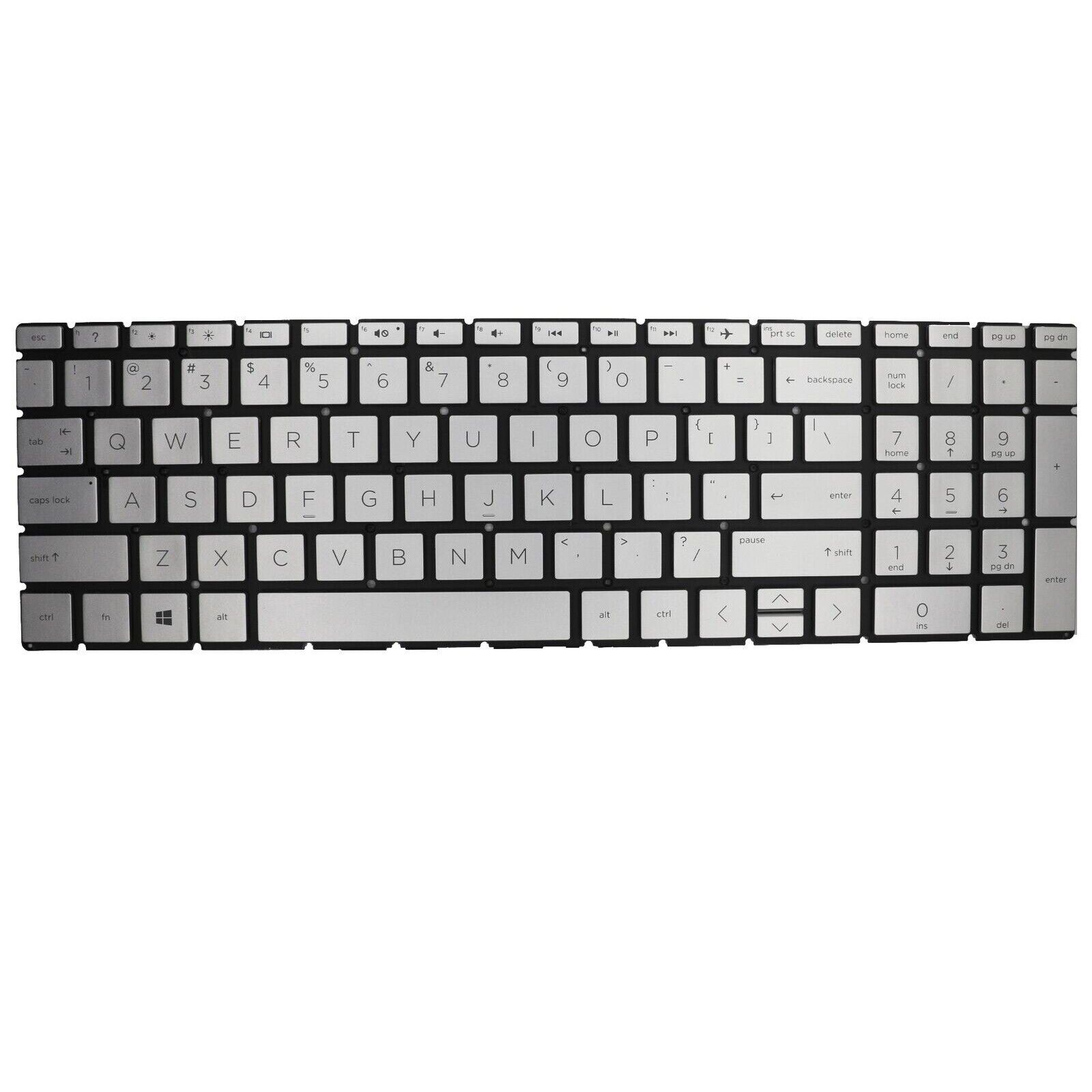 For HP 17-by0090cl 17-by1021cl 17-by1022cl 17-by1023cl US Non-Backlit Keyboard