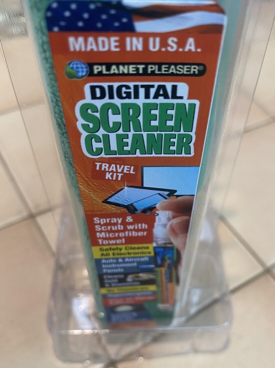 3 Boxes of 18 Planet Pleaser Digital Screen Cleaner Travel Kit-12ml. Made In USA