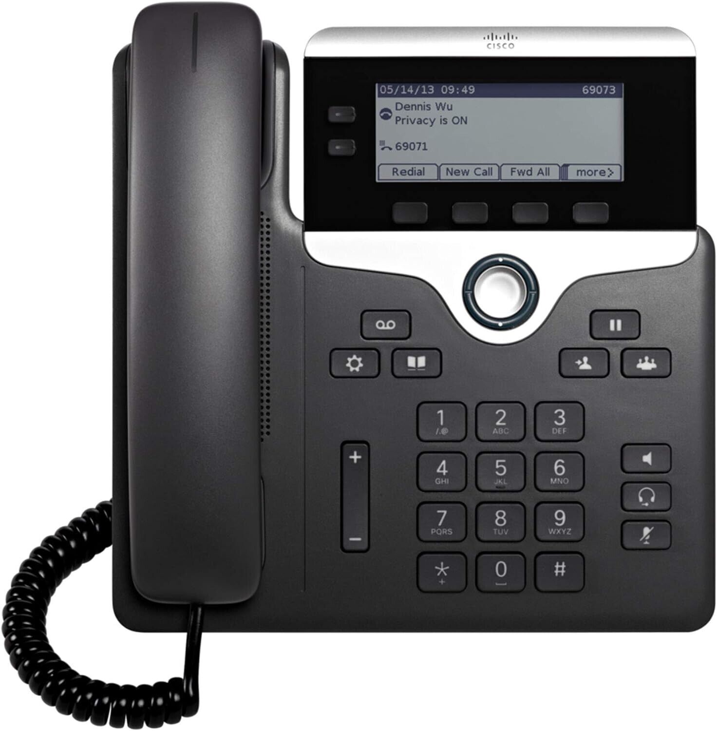 Cisco IP Phone CP-7821-K9 Charcoal,Black - Bulk