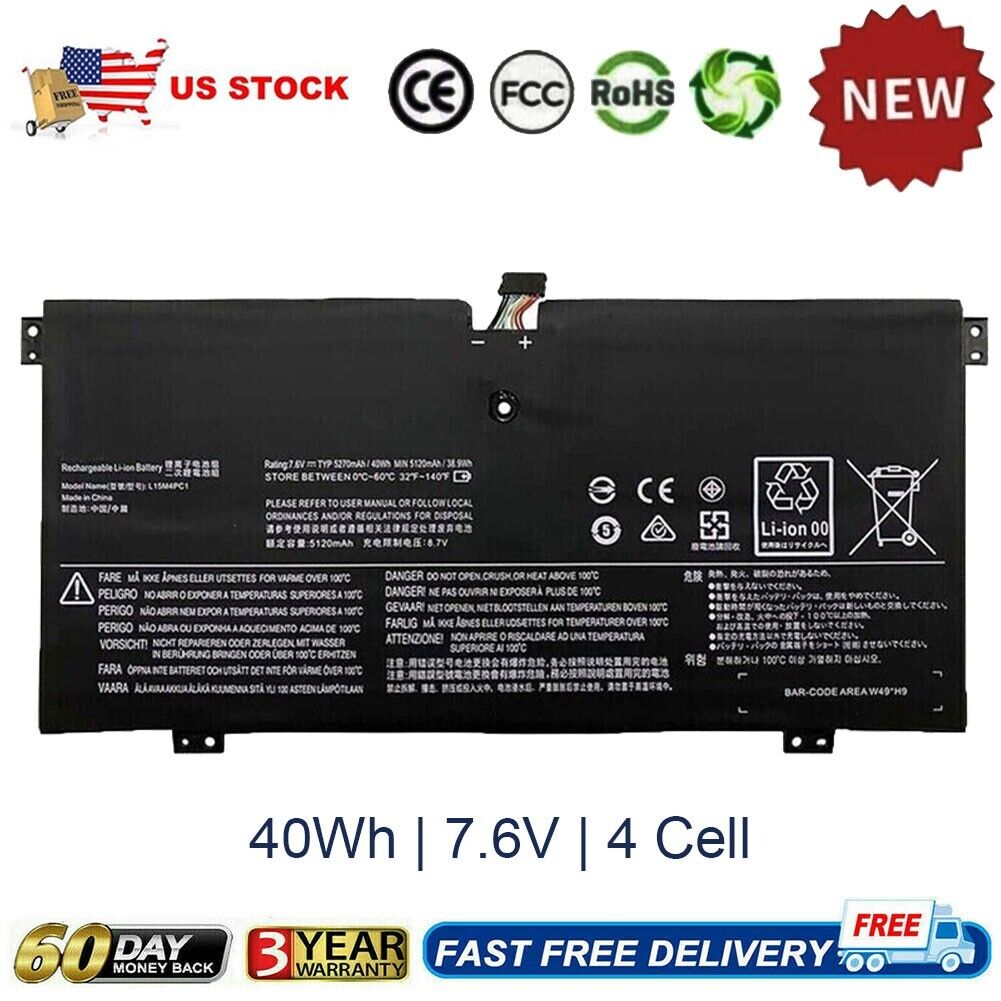 ✅New L15M4PC1 L15L4PC1 battery For Lenovo Yoga 710 710-11ISK 710-11IKB 40Wh
