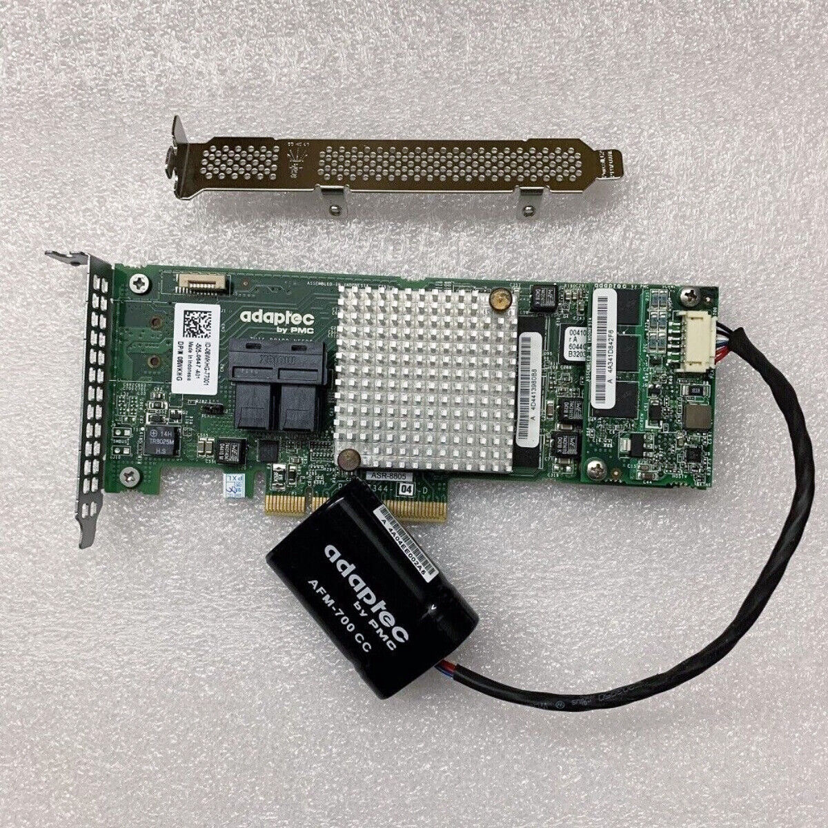 New ASR-8805 Adaptec 12 Gb/s RAID Card + Flash Module AFM-700 + 2P 8643 cable