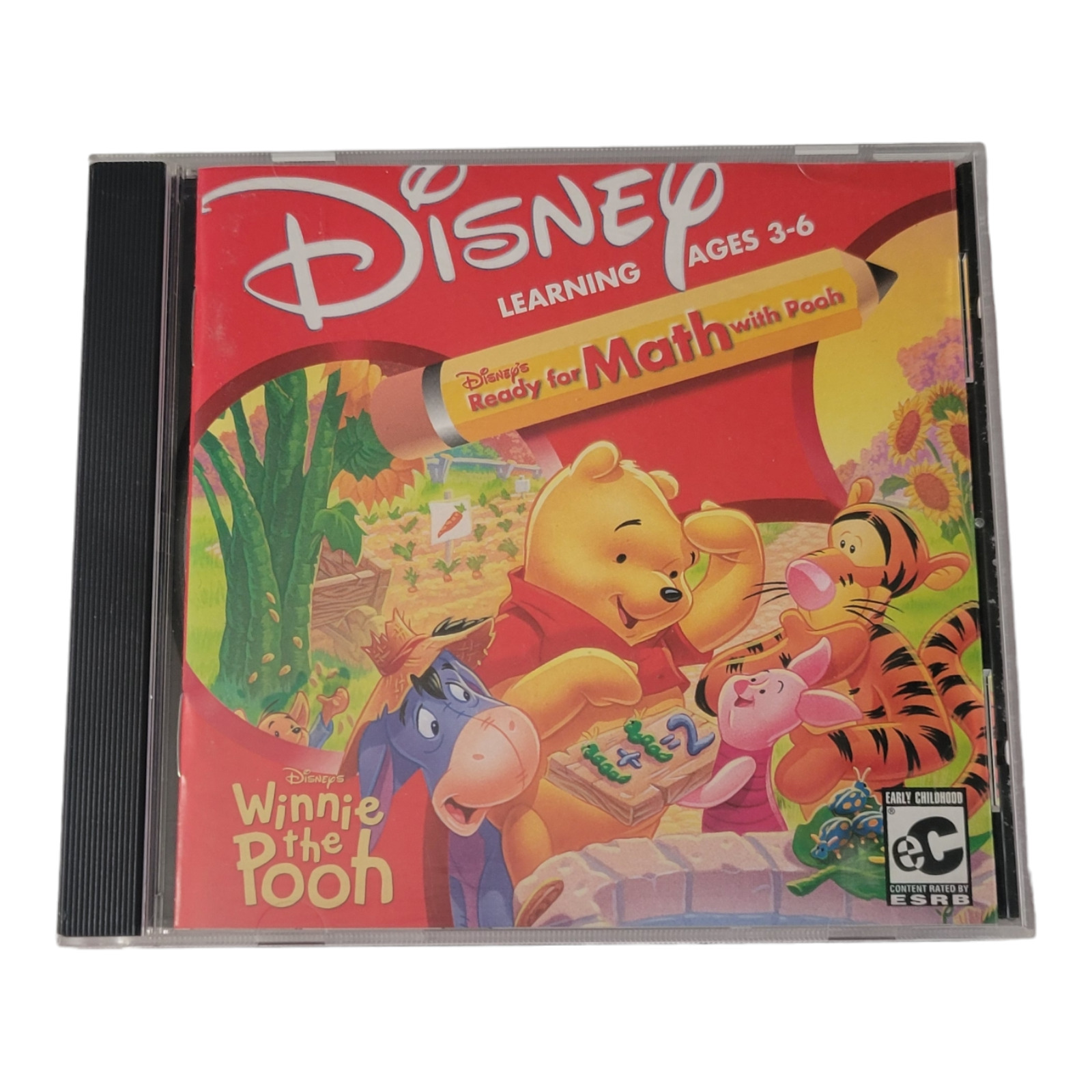Disney Winnie the Pooh Learning Ready For Math Computer Game Windows 95/98