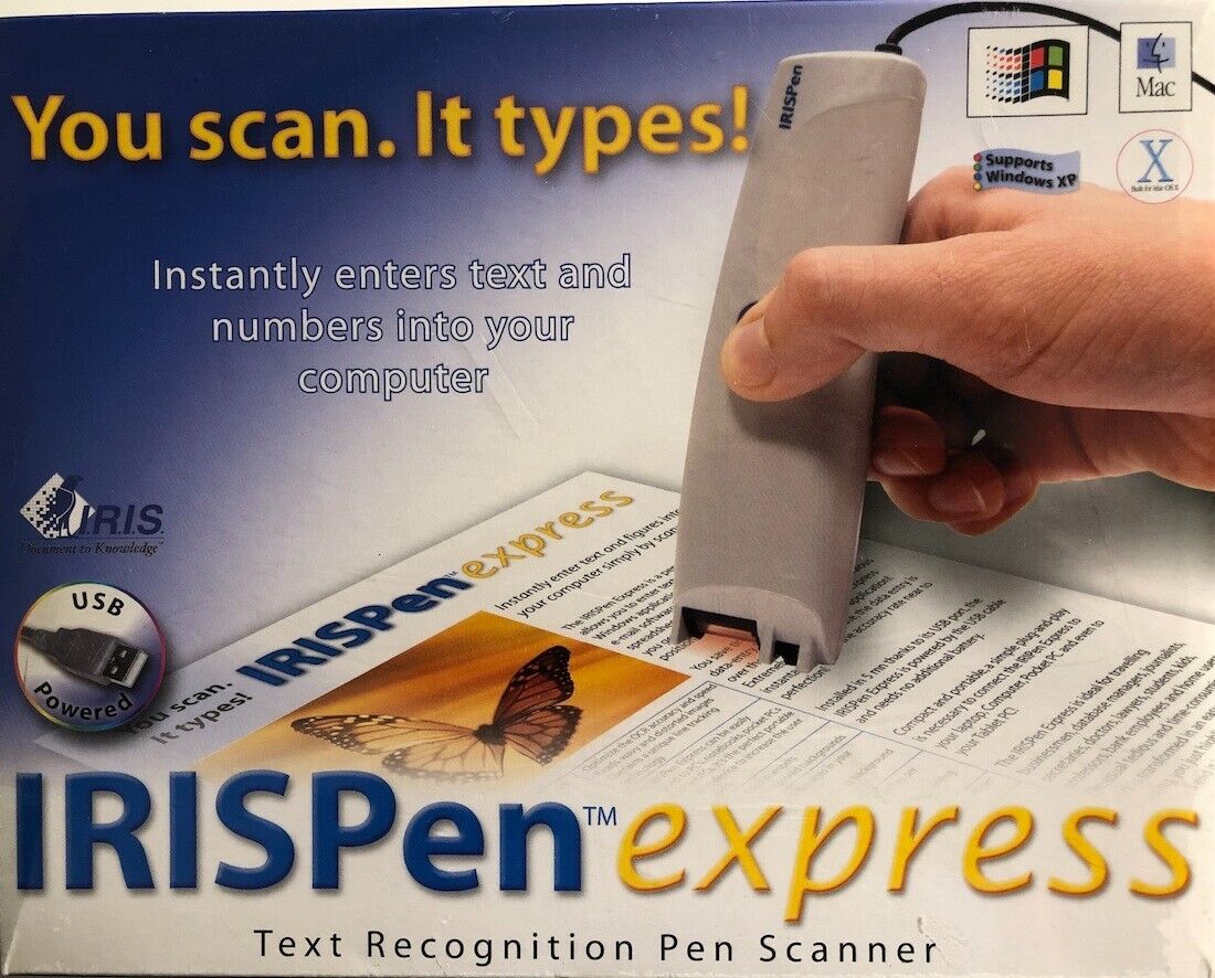 IrisPen Express Instantly Enters Text Into Your Computer - Hand Held Scanner
