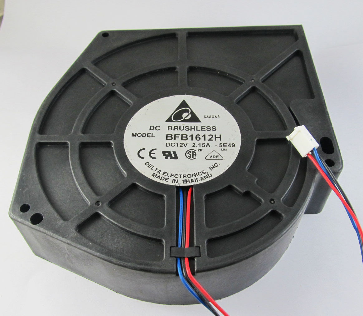 1pc Delta BFB1612 159x 165x 40mm DC 12V 2.15A Blower Fan 3pin 2510 Connector