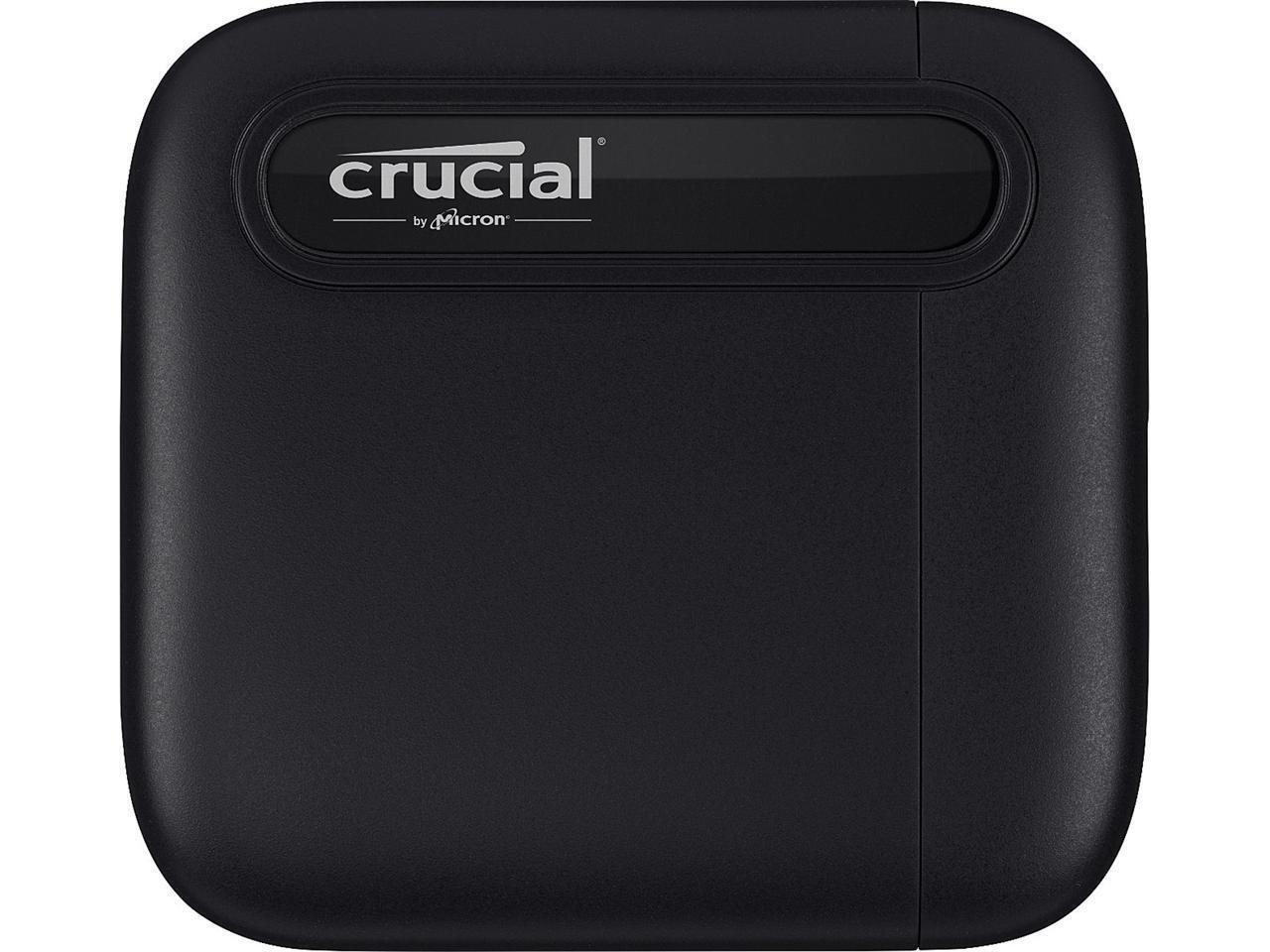 Crucial X6 2TB Portable SSD - Up to 800 MB/s - USB 3.2 - External Solid State