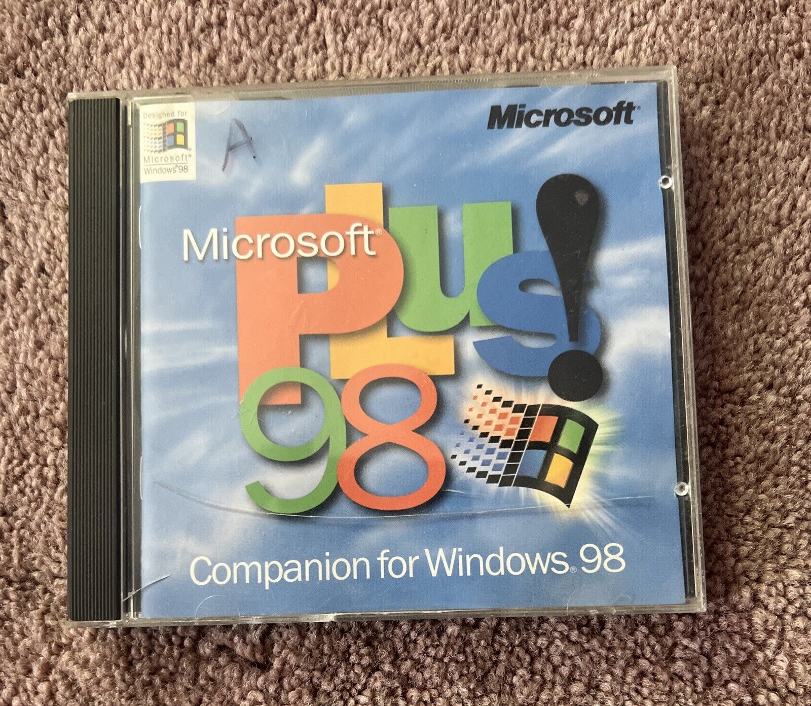 Microsoft Plus 98 Software Companion for Windows VG w/Key Fast Ship