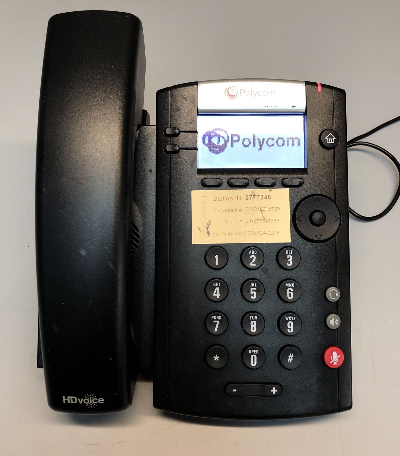 POLYCOM VVX-201 VoIP PHONE 2201-40450-001