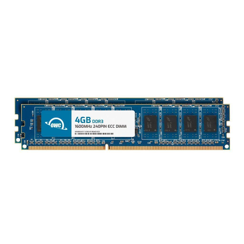 OWC 8GB (2x4GB) DDR3L 1600MHz 2Rx8 ECC Unbuffered 240-pin DIMM Memory RAM