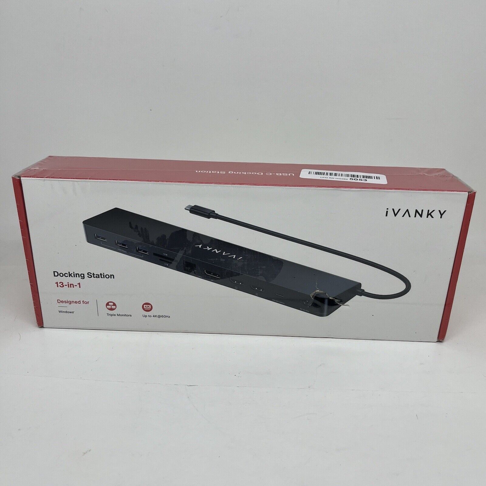 iVANKY EdgeDock 2 Laptop Docking Station with 100W Power Adapter, USB C 13-in-1