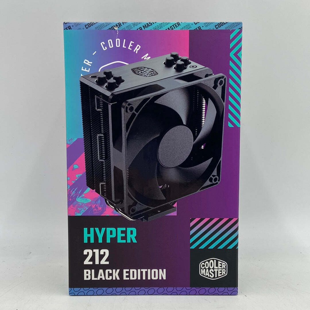 New Cooler Master Hyper 212 Black Edition Air Cooler RR-212S-20PK-R2