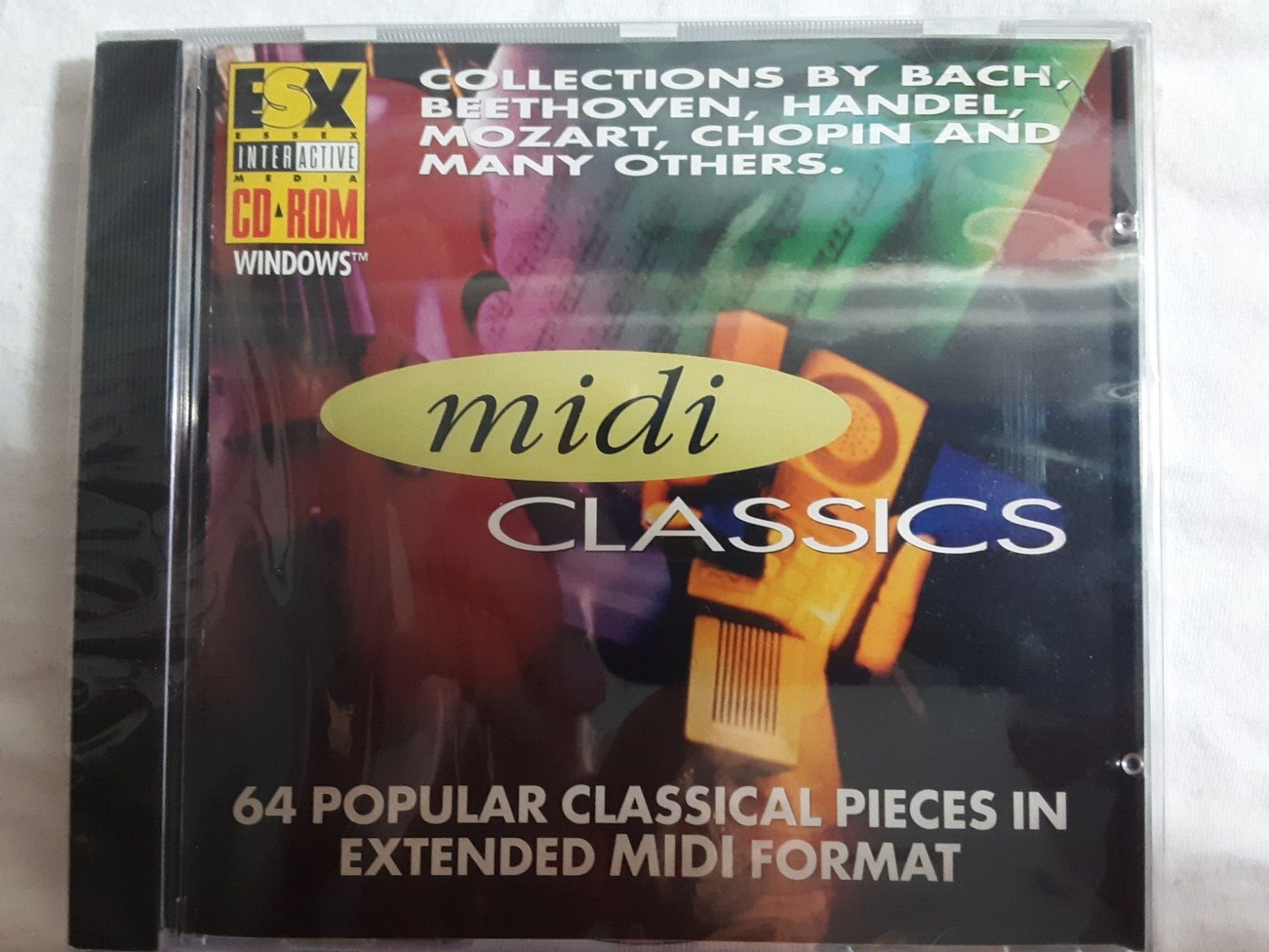 Midi Classics 64 popular retro 1994 CD-Rom Windows nonmusicians can make music
