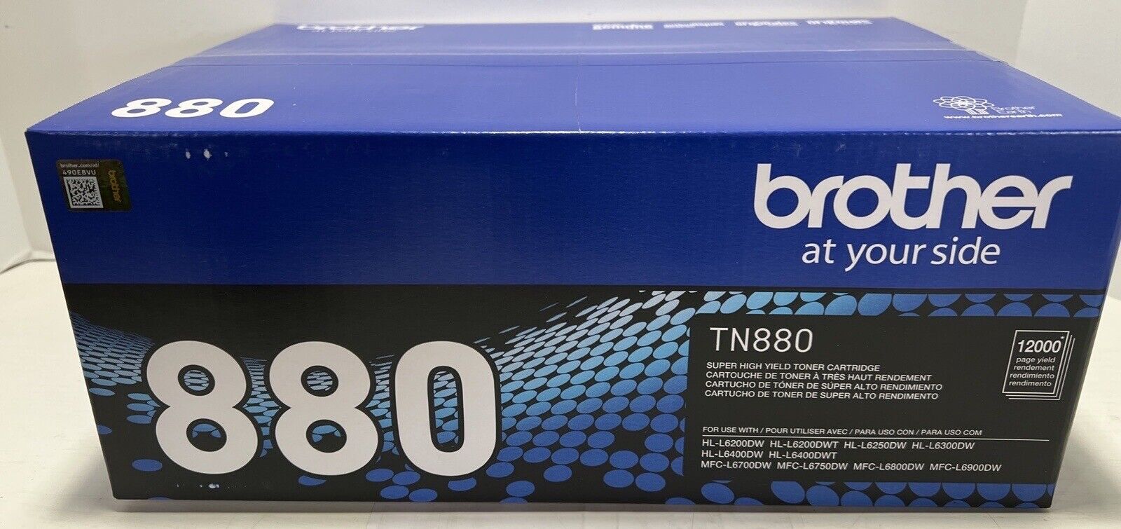 Genuine Brother TN880 Black Toner Cartridge- Brand New 