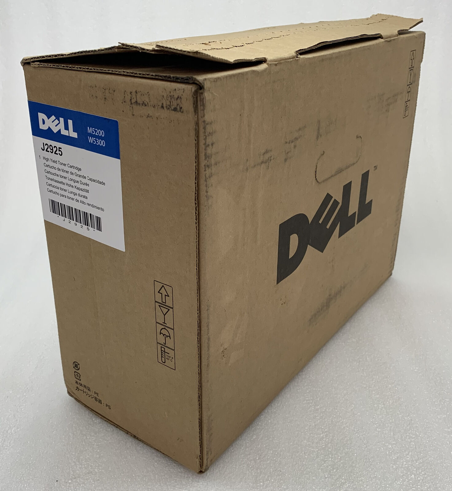Genuine OEM New Open Box Dell J2925 Toner Cartridge for Models M5200 and W5300
