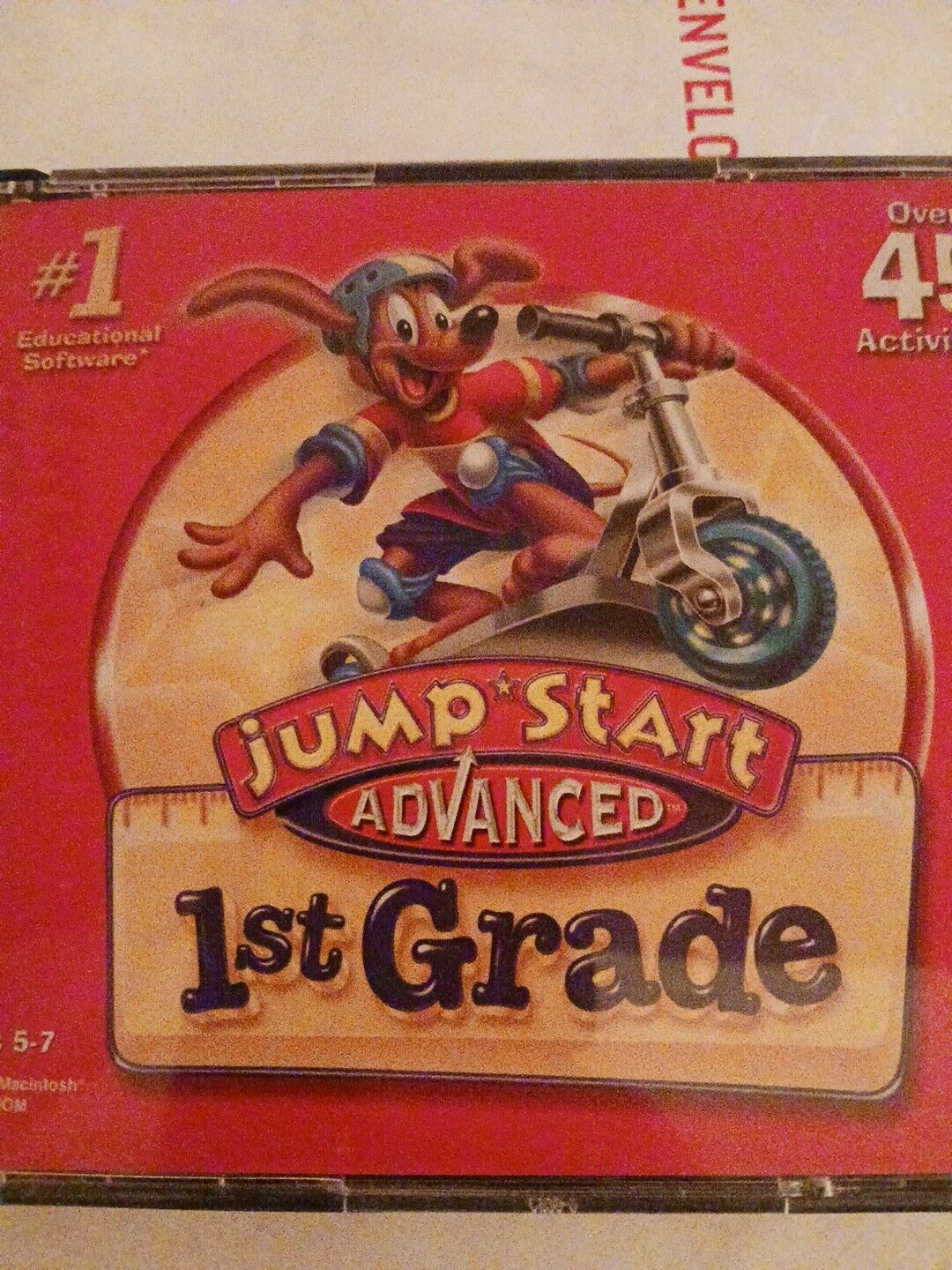 Jump Start Advanced 1st Grade 3 Disc Set User's Guide (PC/MAC)  Excellent 