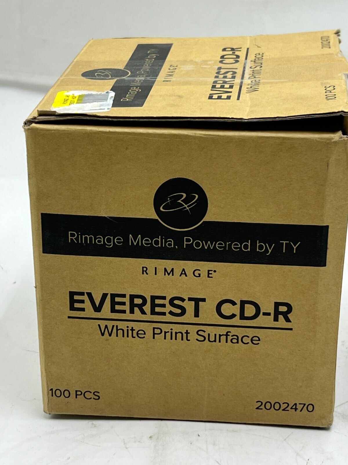 Box of 100 Rimage Media Everest CD-R White Print Surface 2002470 Durable