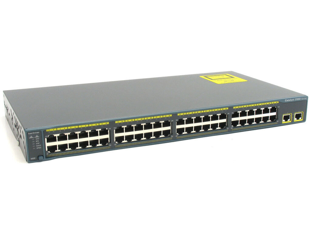Cisco Catalyst 2960 48P 10/100 Ethernet Switch (WS-C2960-48TT-L)