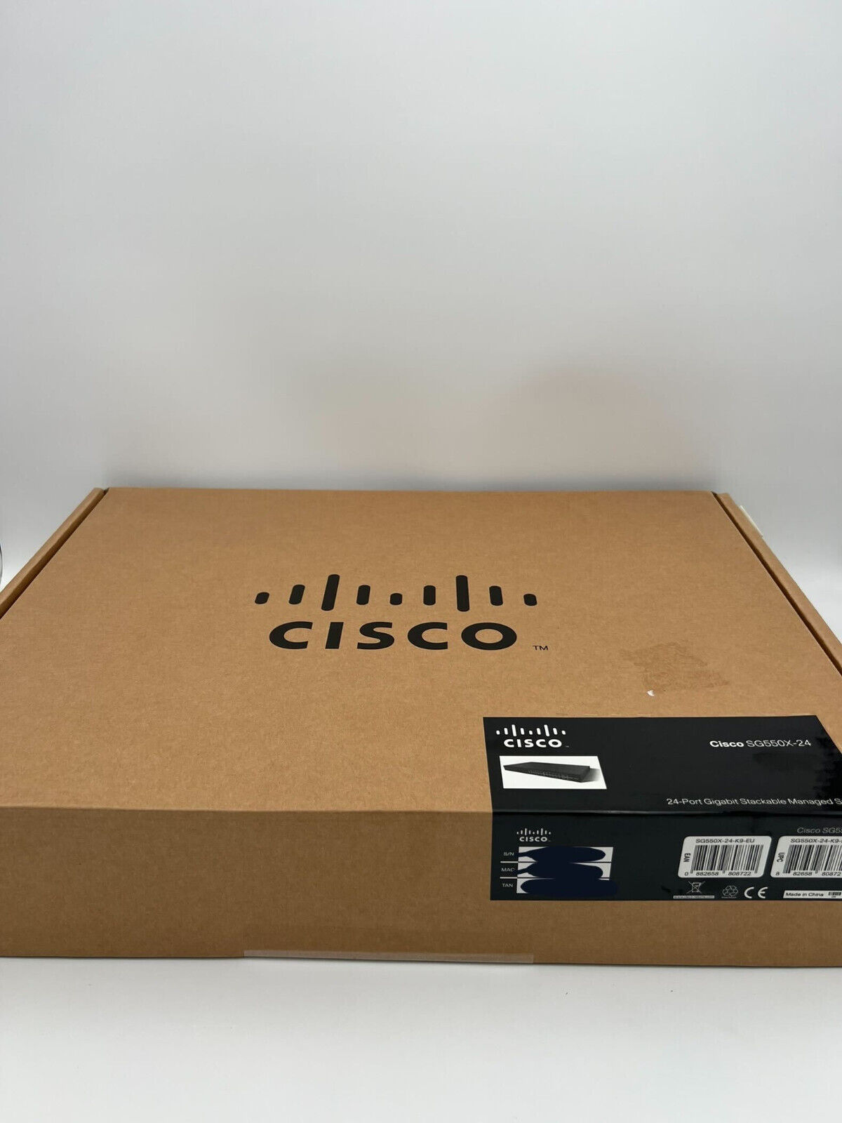 NEW - FACTORY SEALED - Cisco SG550X-24-K9 Ethernet Switch, 24 Port - Black
