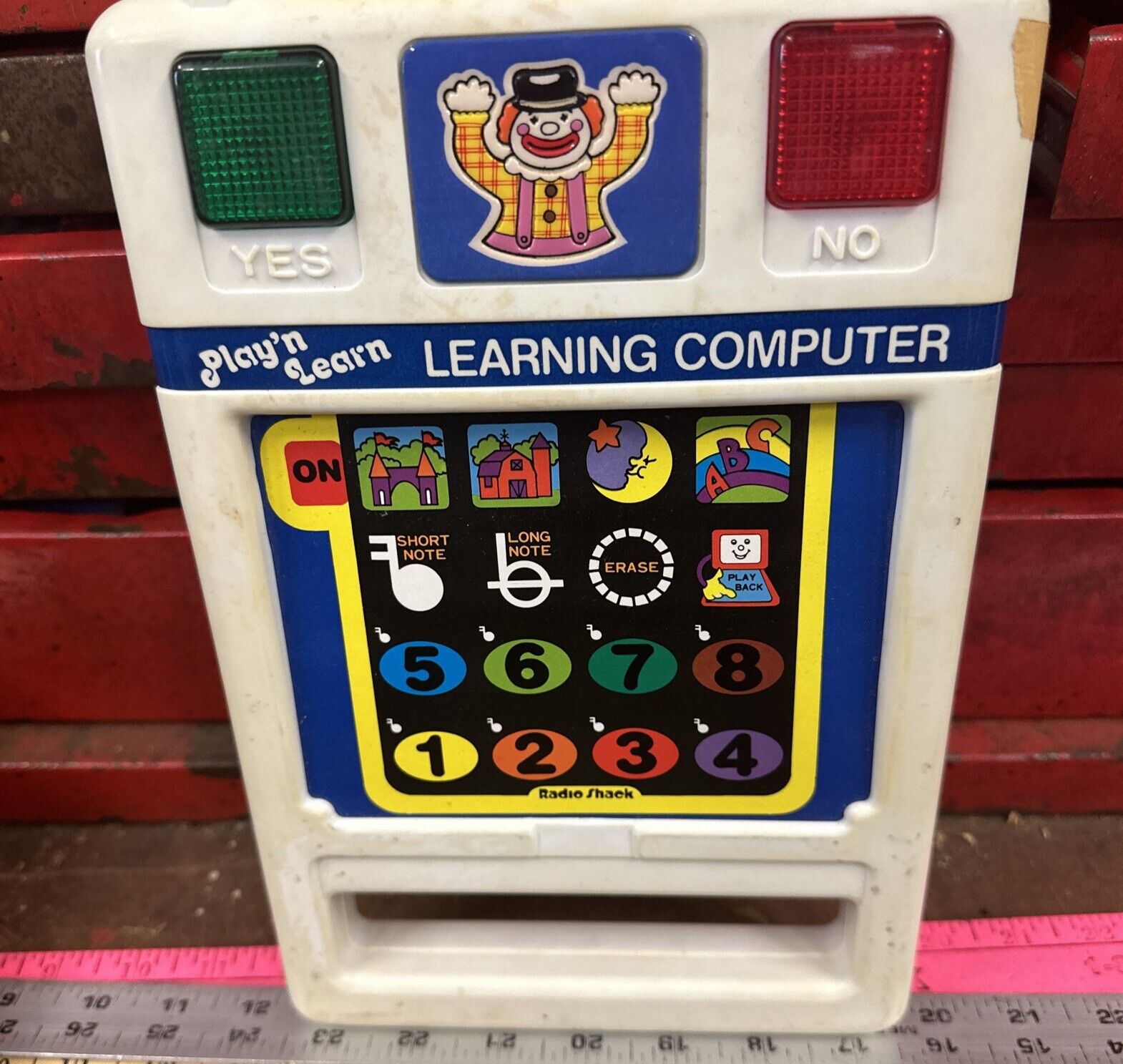 Radio Shack Play 'N Learn Computer Children's Learning Vintage Works-No Cards
