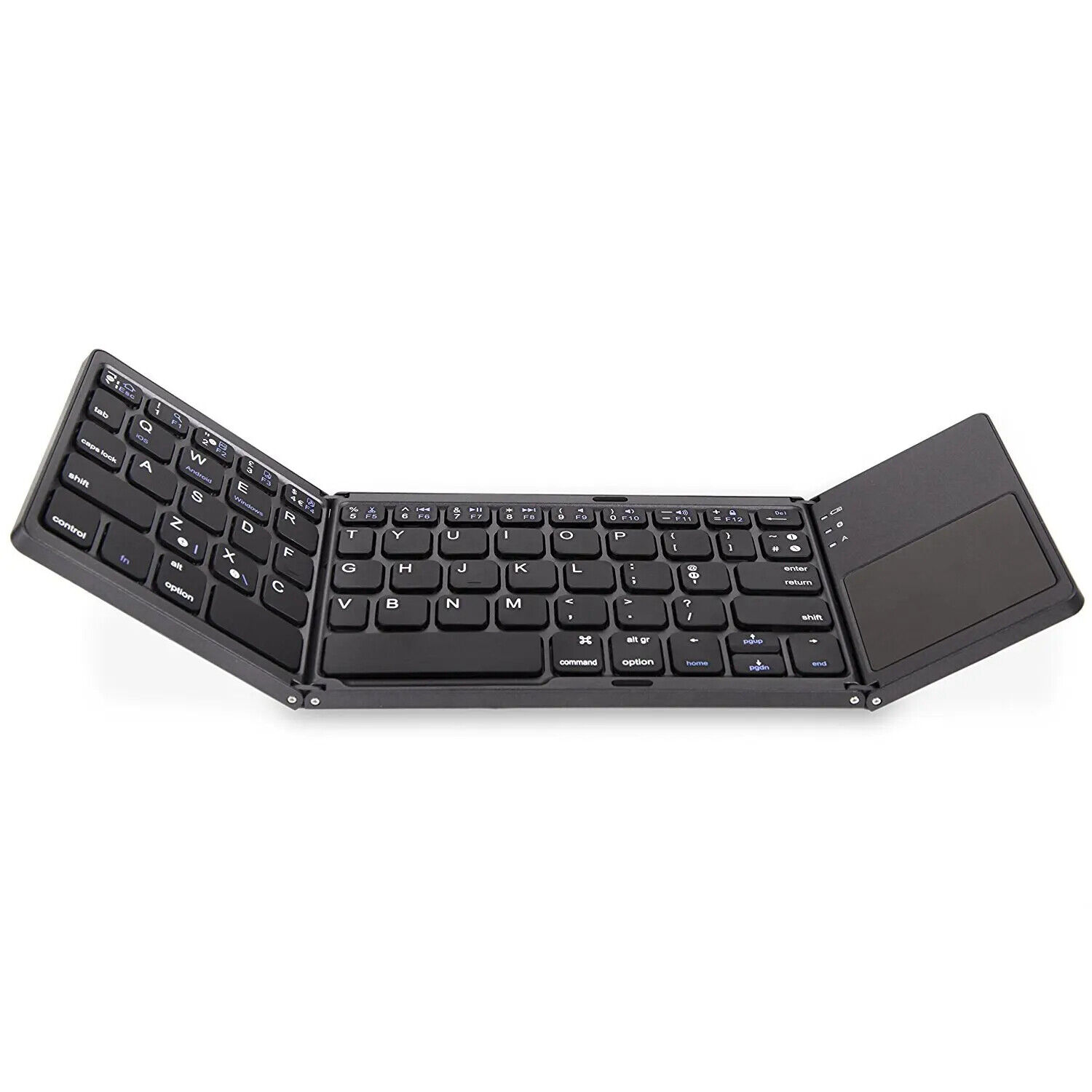 Mini Wireless Keyboard Bluetooth Touchpad B033 Portable Magnetic Triple Folding