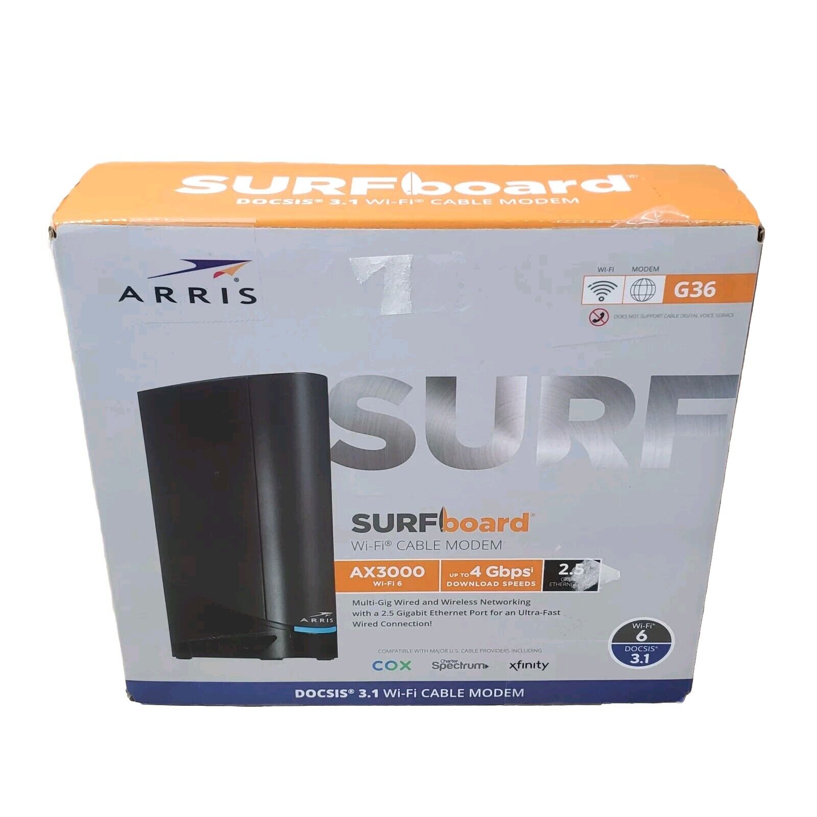 ARRIS Surfboard G36 DOCSIS 3.1 Multi-Gigabit Cable Modem