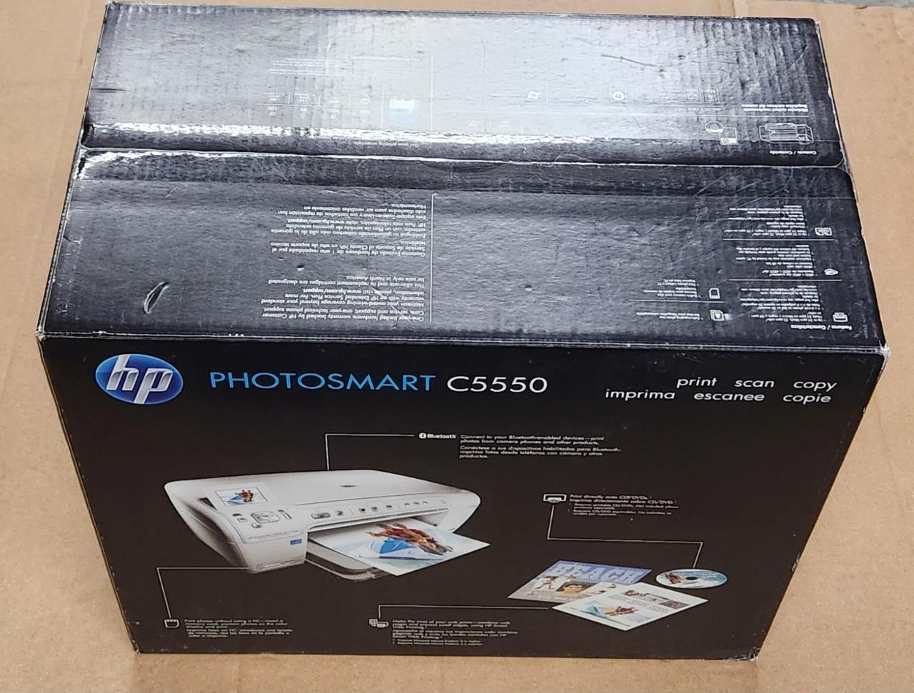 NEW HP Photosmart C5550 All-In-One Inkjet Printer NEW, SEALED BOX